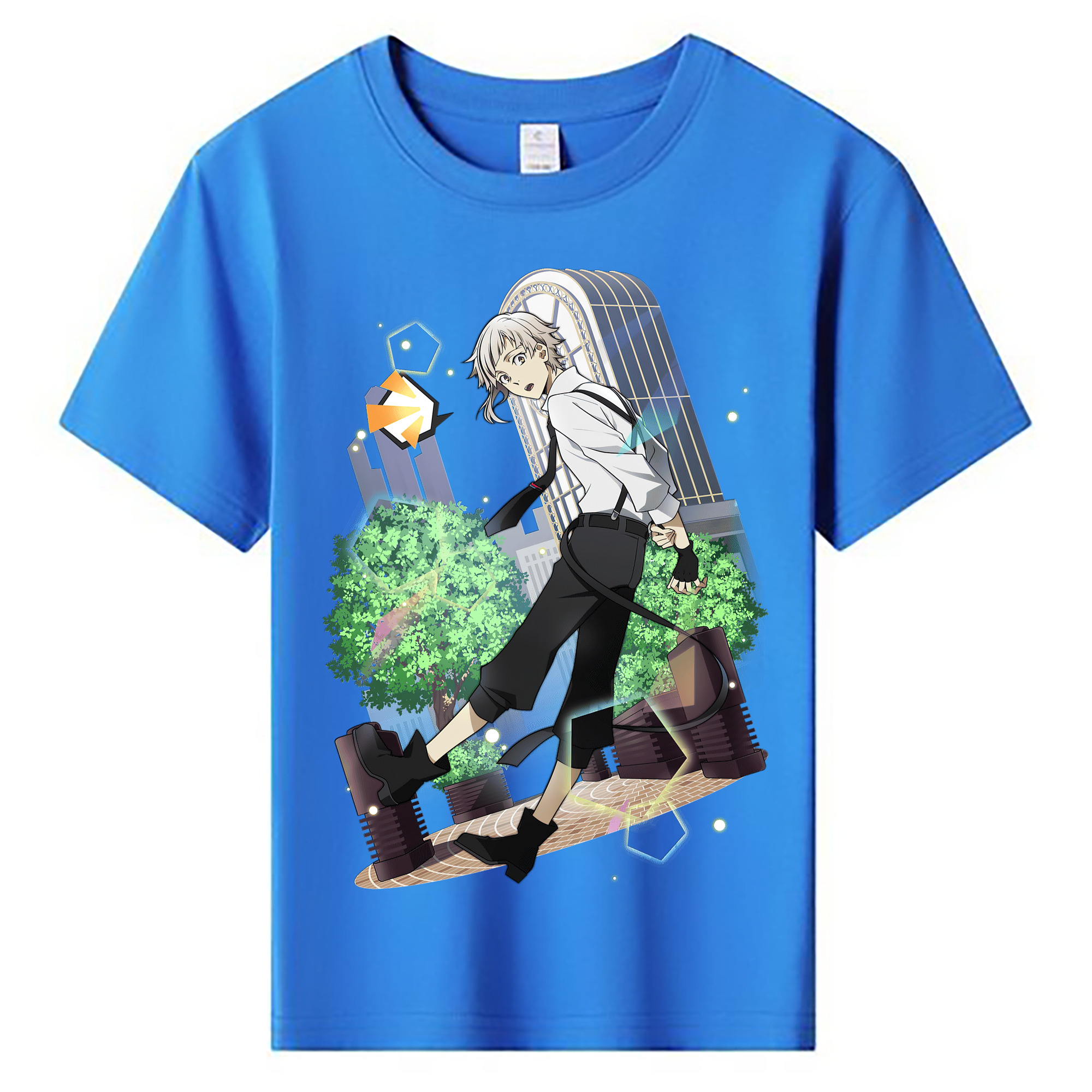 （画像用） 文豪ストレイドッグス Bungo Stray Dogs 綿100％キッズTシャツ（フロントプリント）